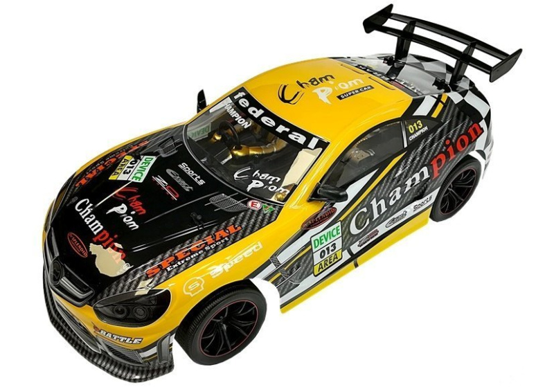 Lean Toys Sportovní rádiem řízené auto 2,4 GHz žluté