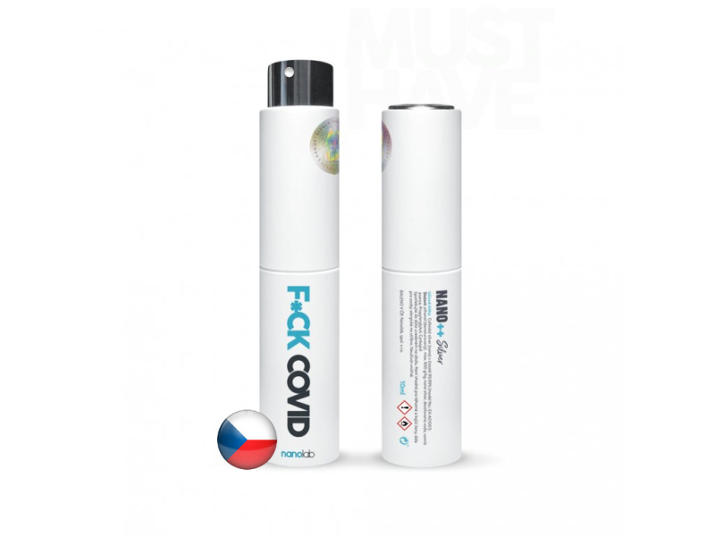 Nanolab F.CK COVID kapesní dezinfekce ve spreji White