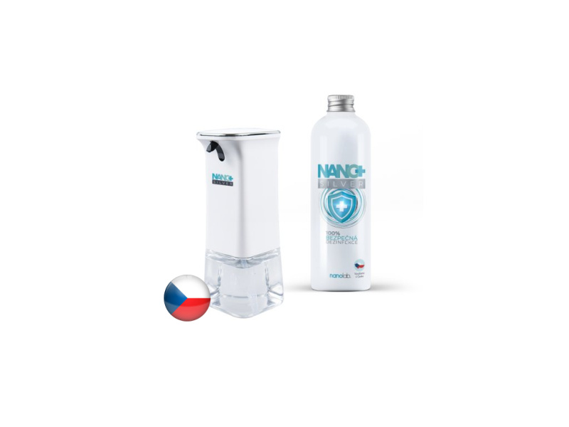 Nanolab Bezdotykový dávkovač NANO+ včetně dezinfekce 500ml