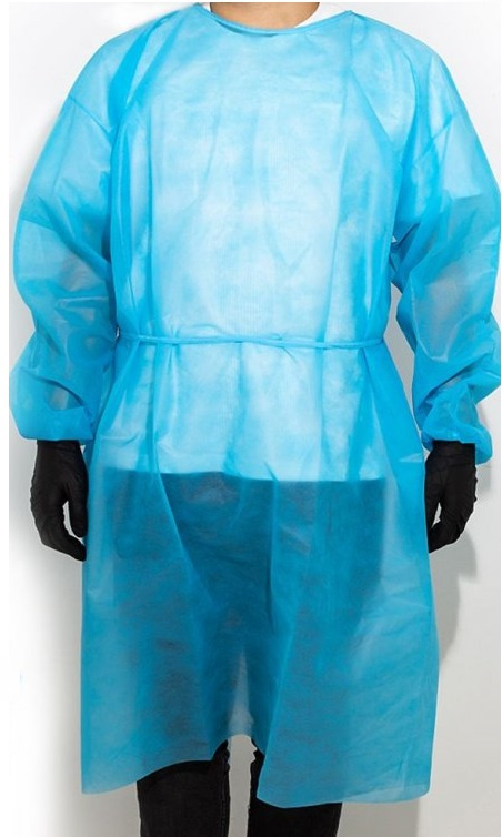 Hubei Runsan medical products Ochranný oblek 1ks - modrý 25g/m2