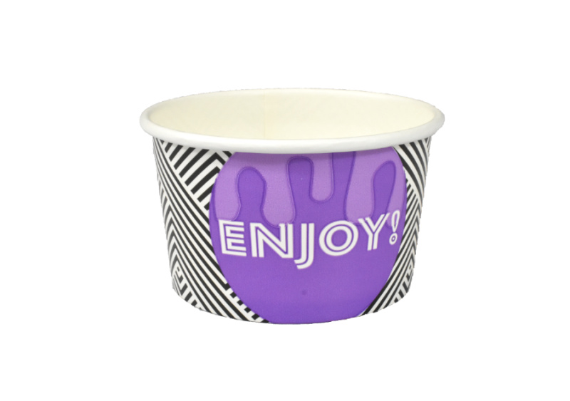 EcoRevolution Obaly Papírová miska na zmrzlinu 200 ml O92mm bal/50 ks Balení: 50
