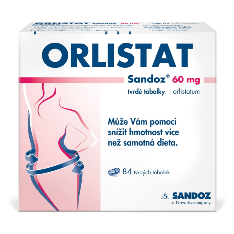 ORLISTAT SANDOZ 60MG Tvrdá tobolka 84