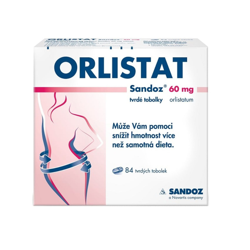 ORLISTAT SANDOZ 60MG Tvrdá tobolka 84