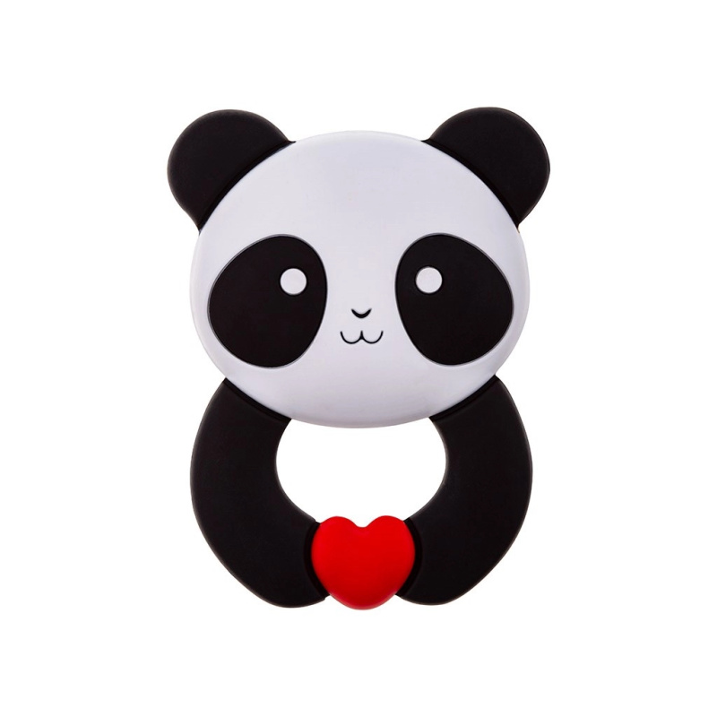 Akuku silikonové kousátko panda - 1 kus