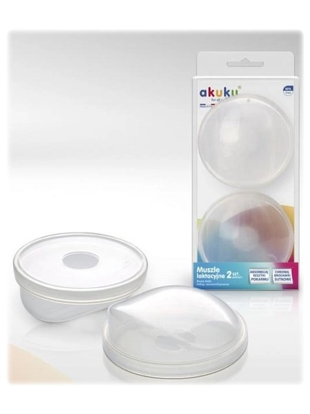 Laktační mušle Akuku 2 ks