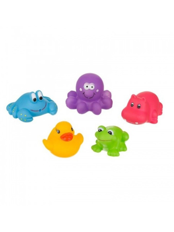 Hračka do koupele Akuku zvířátka malé, sada 5 ks