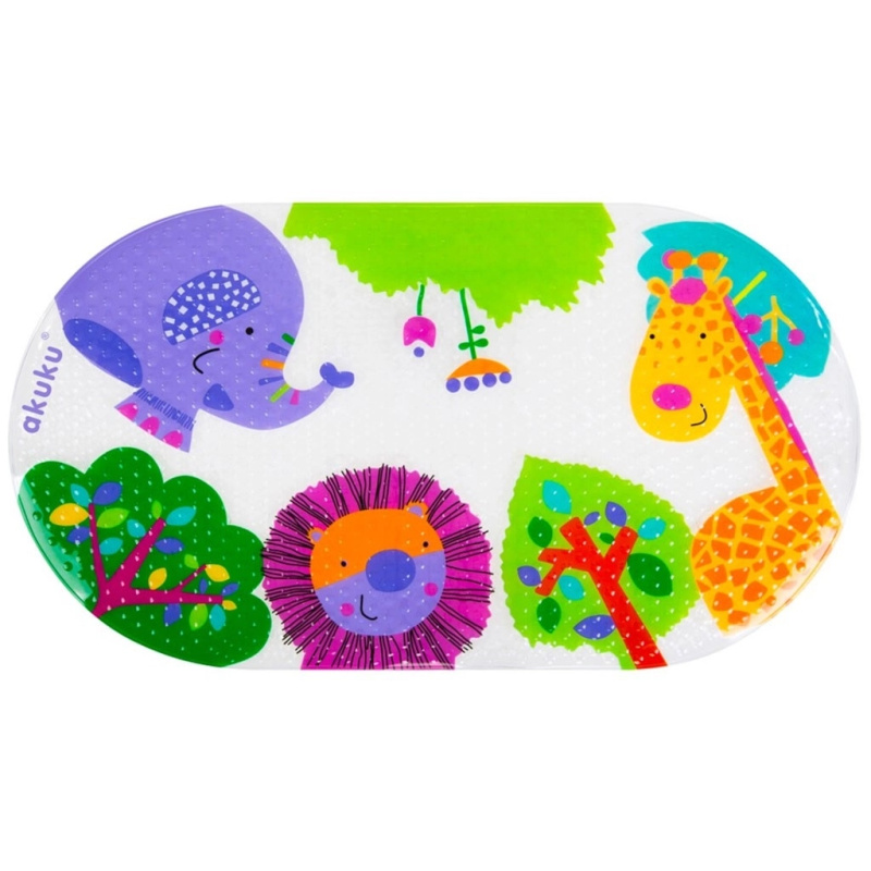 Protiskluzová koupelnová podložka Akuku 69 × 39 cm