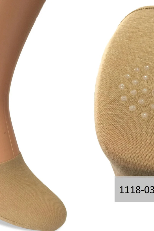 Dámské ponožky "mokasíny" 1118 černá UNI