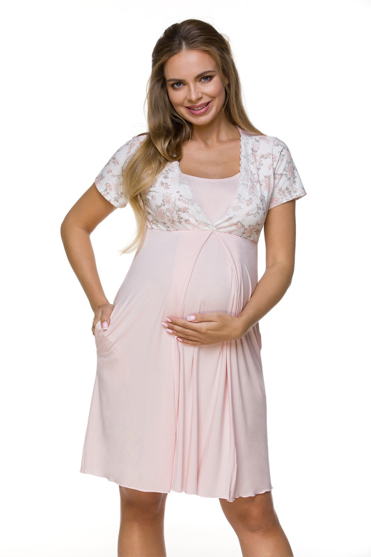 Noční košile Lupo 3123 Barva: Růžová, Velikost: 38