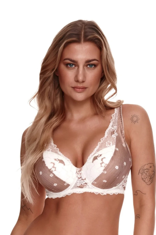 PODPRSENKA 2307 KOPA GEL BEISE-ECRU 65E