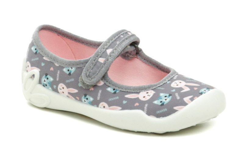 Befado 114x511 šedé růžové dětské baleríny EUR 27