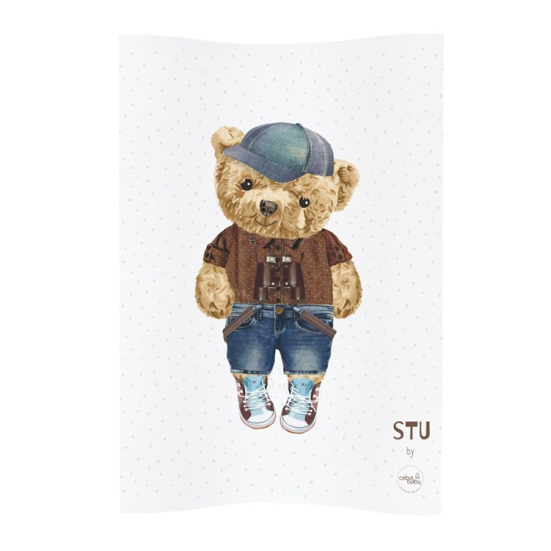 Ceba Podložka přebalovací 2-hranná měkká (48x70) Cosy Fluffy Puffy Stu