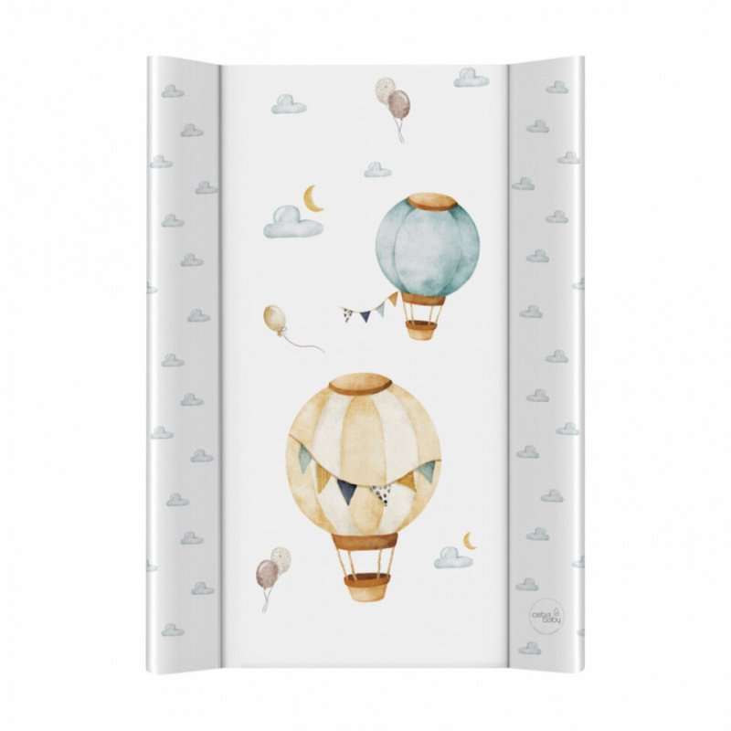 Ceba Podložka přebalovací 2-hranná s pevnou deskou (50x70) Basic Balloons