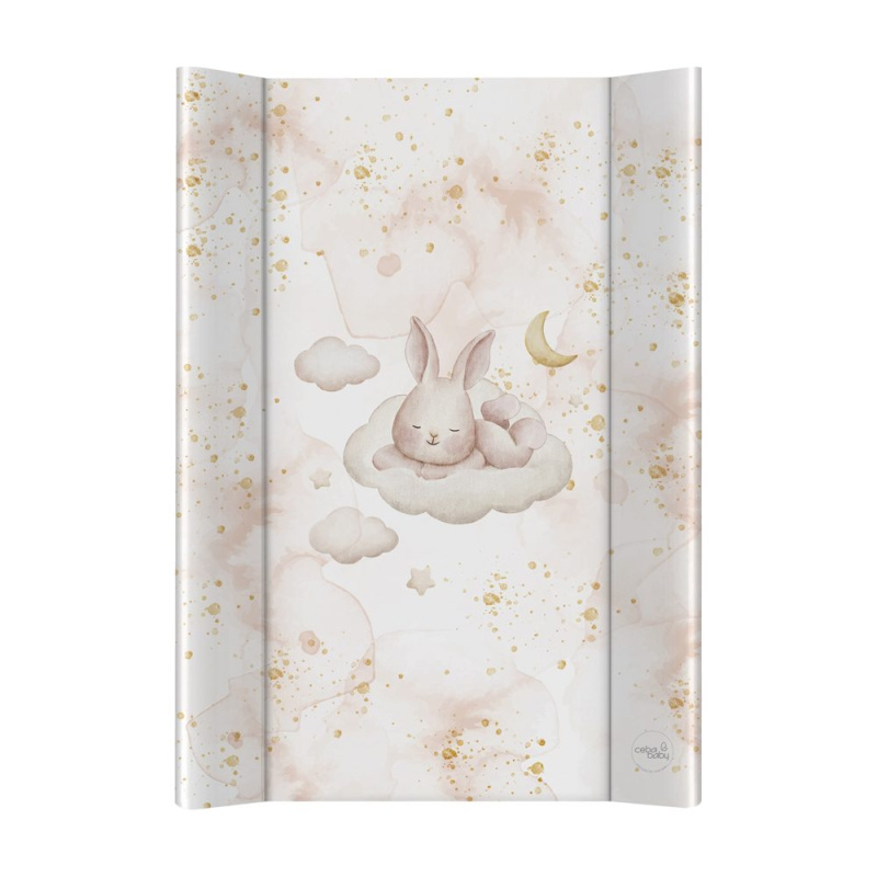 Ceba Podložka přebalovací 2-hranná s pevnou deskou (50x70) Ultra Light Sleepy Bunny