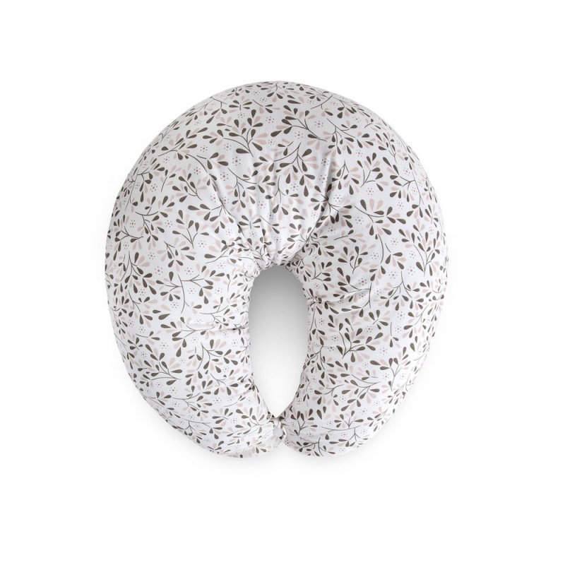 Ceba Polštář na kojení Huggy (150x60x37) Basic Tiny Leaves