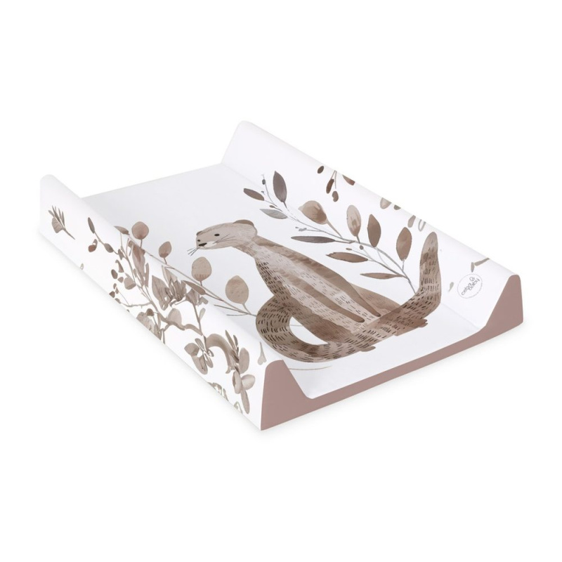 CEBA Podložka přebalovací 2-hranná s pevnou deskou (50x70) Basic Red Fox - CEBA Podložka přebalovací 2-hranná s pevnou deskou (50x70) Basic Clever Otter