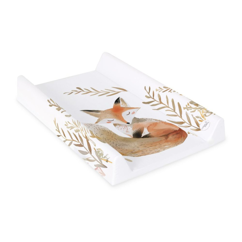 CEBA Podložka přebalovací 2-hranná s pevnou deskou (50x70) Basic Red Fox - CEBA Podložka přebalovací 2-hranná s pevnou deskou (50x70) Basic Red Fox