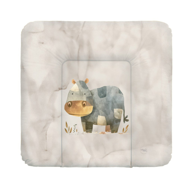 Ceba Podložka přebalovací měkká (75x72) Basic Cosy Hippo