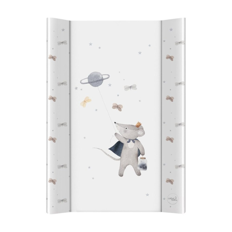 CEBA BABY Podložka přebalovací 2-hranná s pevnou deskou (50x70) Ultra Light Cosmic Mouse - CEBA BABY Podložka přebalovací 2-hranná s pevnou deskou (50x70) Ultra Light Cosmic Mouse