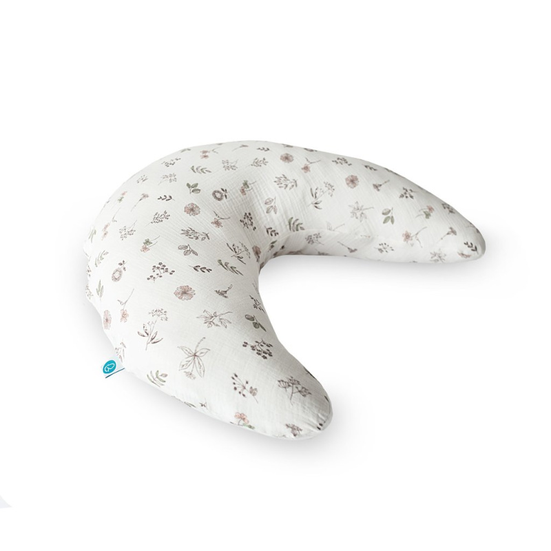 CEBA BABY Polštář kojicí HUGGY (150x60x37) Basic Mušelín - Small Twigs