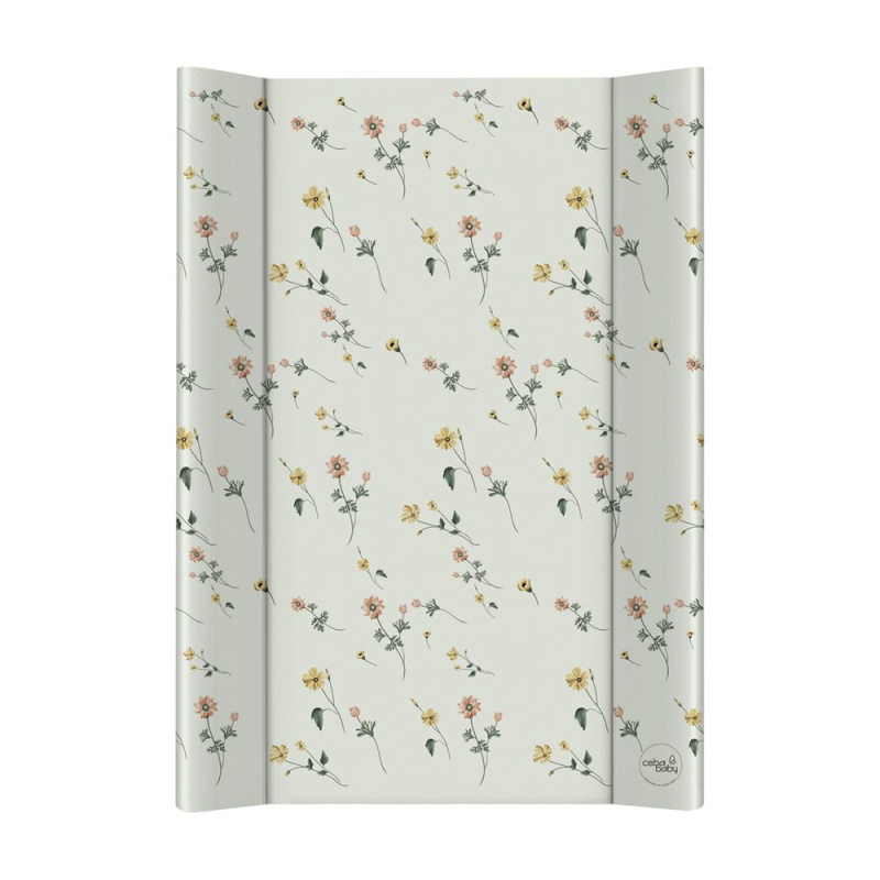 Ceba Baby měkká přebalovací podložka na komodu Basic floral breeze 50 × 70 cm