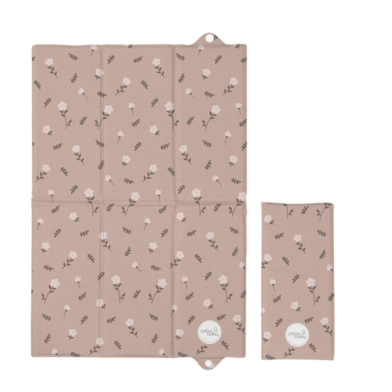 Ceba Baby cestovní přebalovací podložka Basic petite blossoms 60 × 40 cm