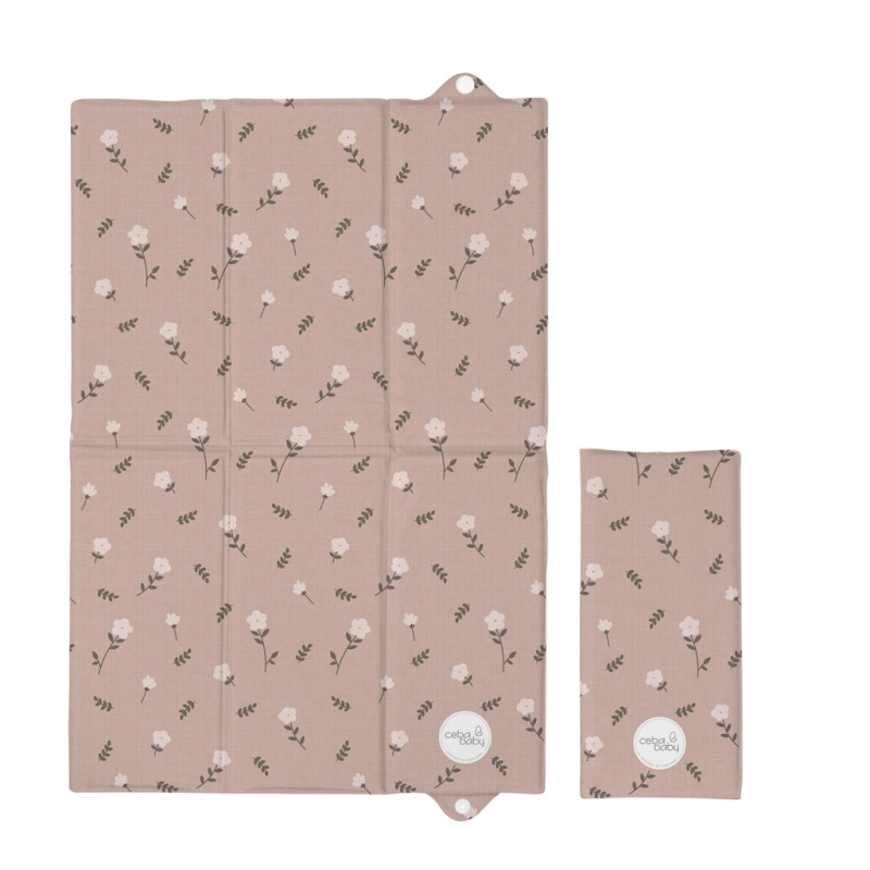Ceba Baby cestovní přebalovací podložka Basic petite blossoms 60 × 40 cm