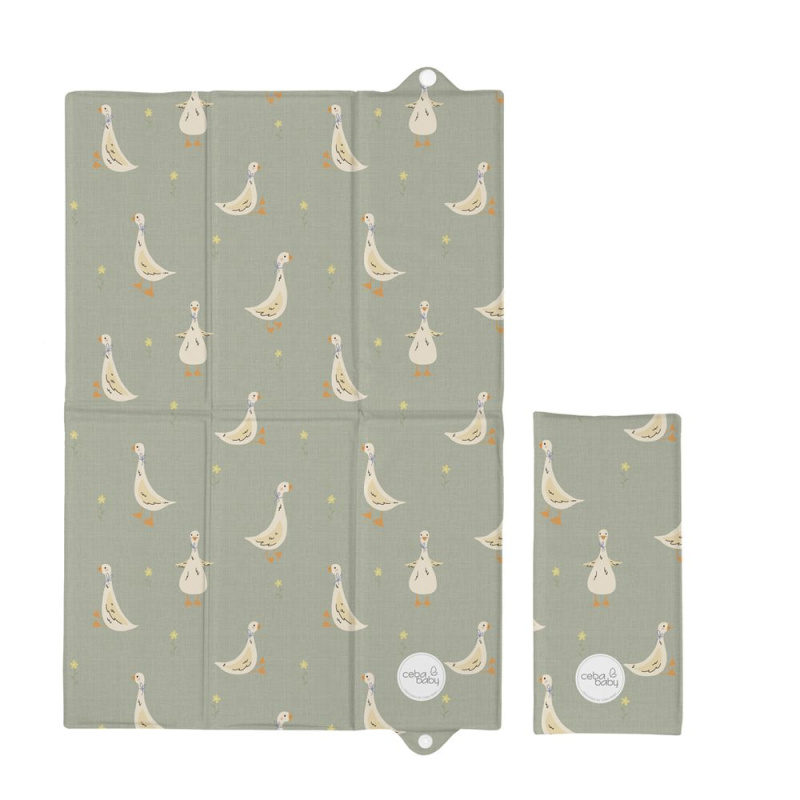 Ceba Baby cestovní přebalovací podložka basic little ducks 60 × 40 cm