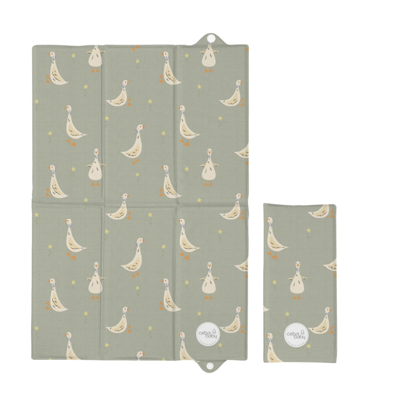 Ceba Baby cestovní přebalovací podložka basic little ducks 60 × 40 cm