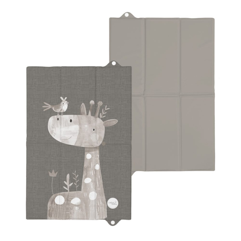 Ceba Baby cestovní přebalovací podložka basic friendly giraffe 60 × 40 cm