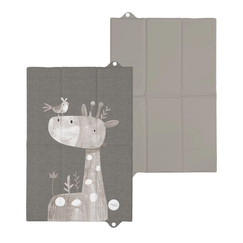 Ceba Baby cestovní přebalovací podložka basic friendly giraffe 60 × 40 cm
