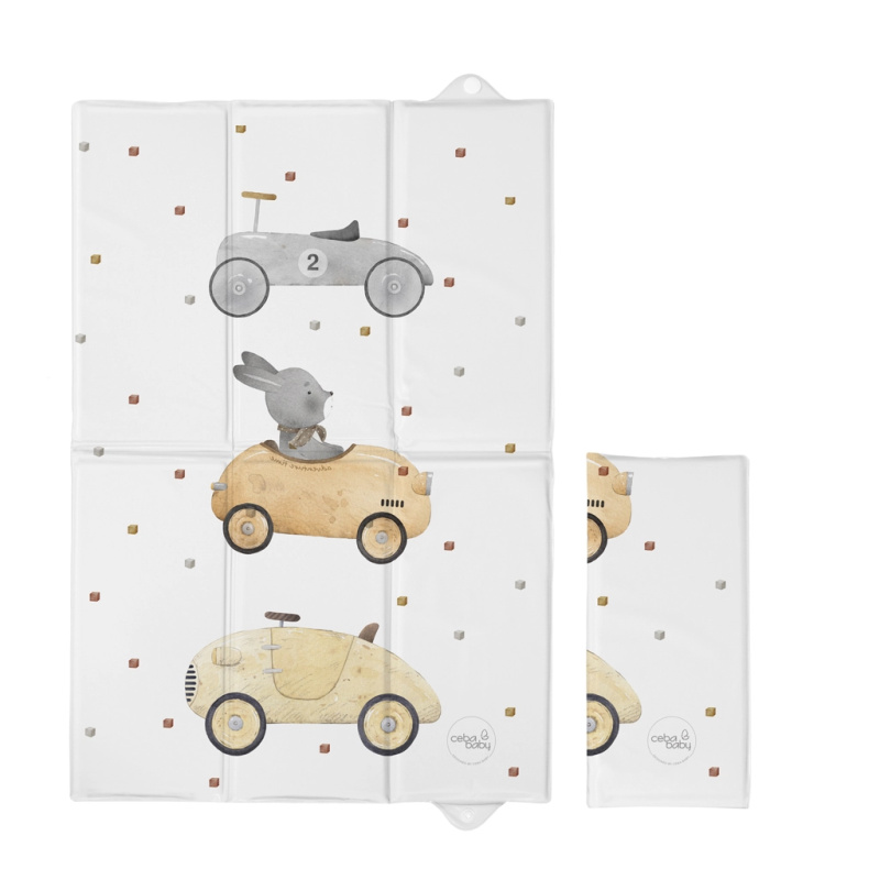 Ceba Baby cestovní přebalovací podložka Basic Bunny Driver 60 × 40 cm
