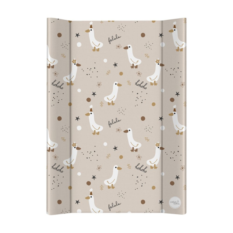 Ceba Baby tvrdá přebalovací podložka na postýlku 50 × 70 cm basic crazy ducks