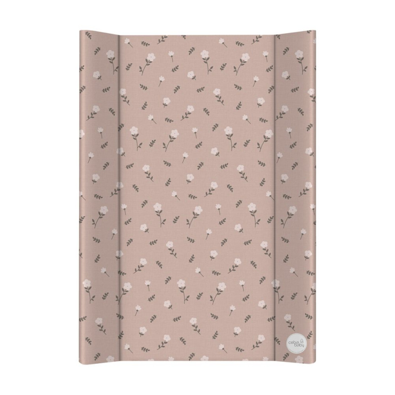 Ceba Baby tvrdá přebalovací podložka s pevnou deskou 50 × 70 cm basic petite blossoms