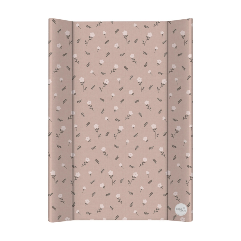 Ceba Baby tvrdá přebalovací podložka s pevnou deskou 50 × 70 cm basic petite blossoms