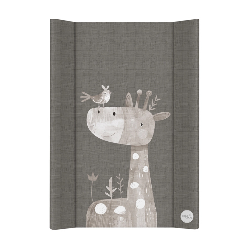 Ceba Baby tvrdá přebalovací podložka na postýlku 50 × 70 cm basic friendly giraffe