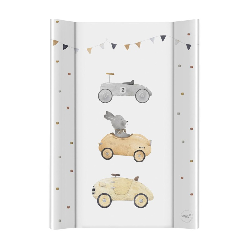 Ceba Baby dvoustranná přebalovací podložka s pevnou deskou 50 × 70 cm ultra light bunny driver