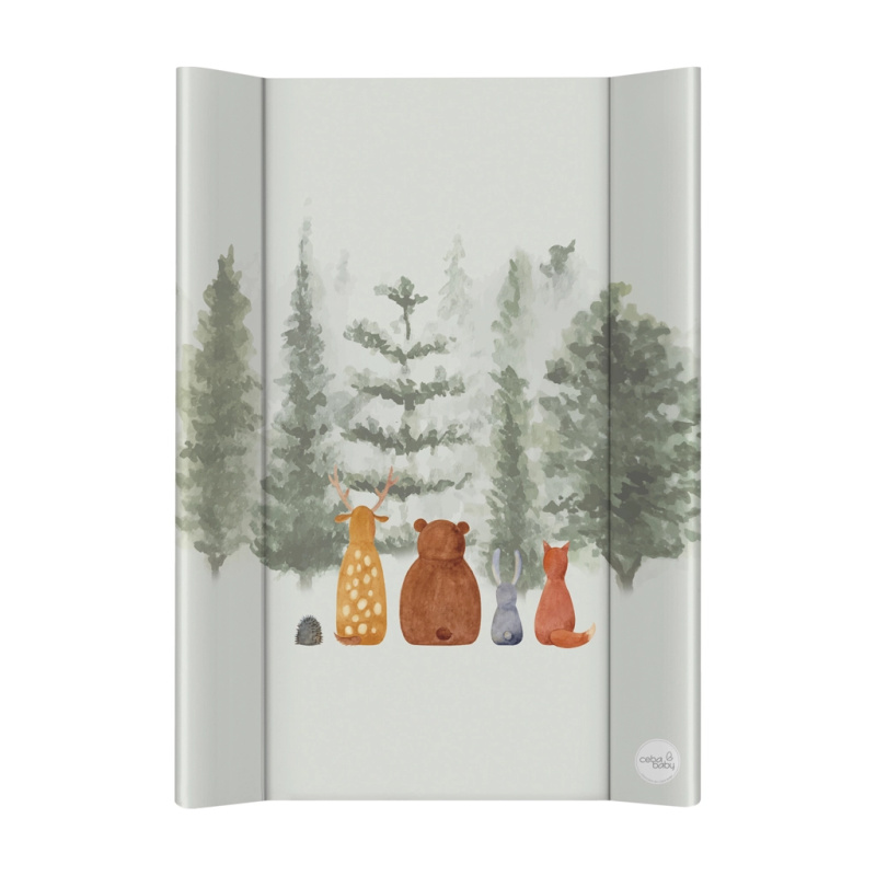 Ceba Baby ultra lehká přebalovací podložka s pevnou deskou 50 × 70 cm forest companions - 1 kus