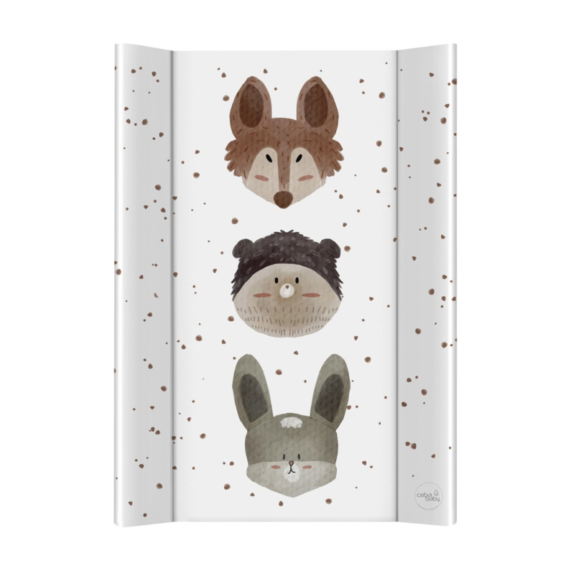 Ceba Baby ultra lehká přebalovací podložka s pevnou deskou 50 × 70 cm cute animals