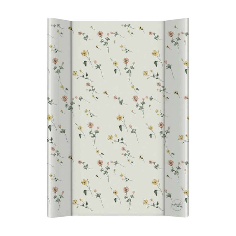 Ceba Baby tvrdá přebalovací podložka na postýlku 50 × 70 cm ultra light floral breeze