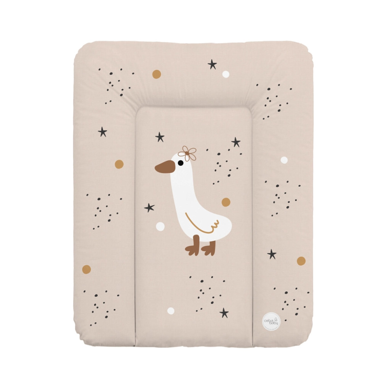 Ceba Baby měkká přebalovací podložka na komodu basic star duck 50 × 70 cm