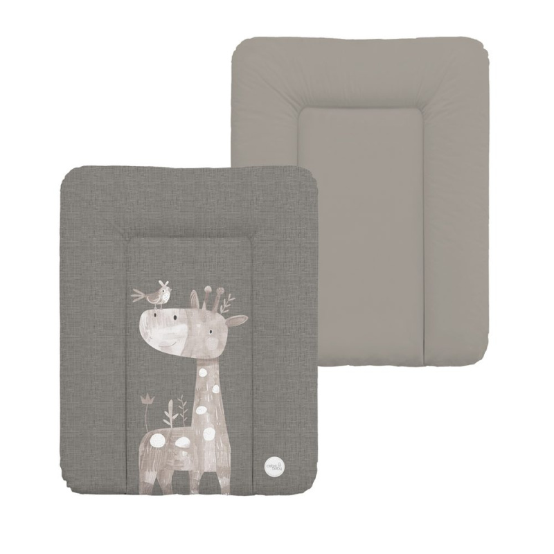 Ceba Baby měkká přebalovací podložka na komodu 50 × 70 cm basic friendly giraffe