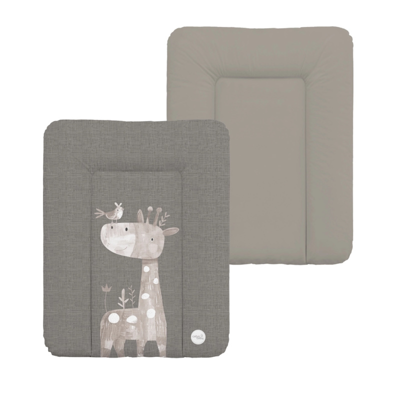 Ceba Baby měkká přebalovací podložka na komodu 50 × 70 cm basic friendly giraffe