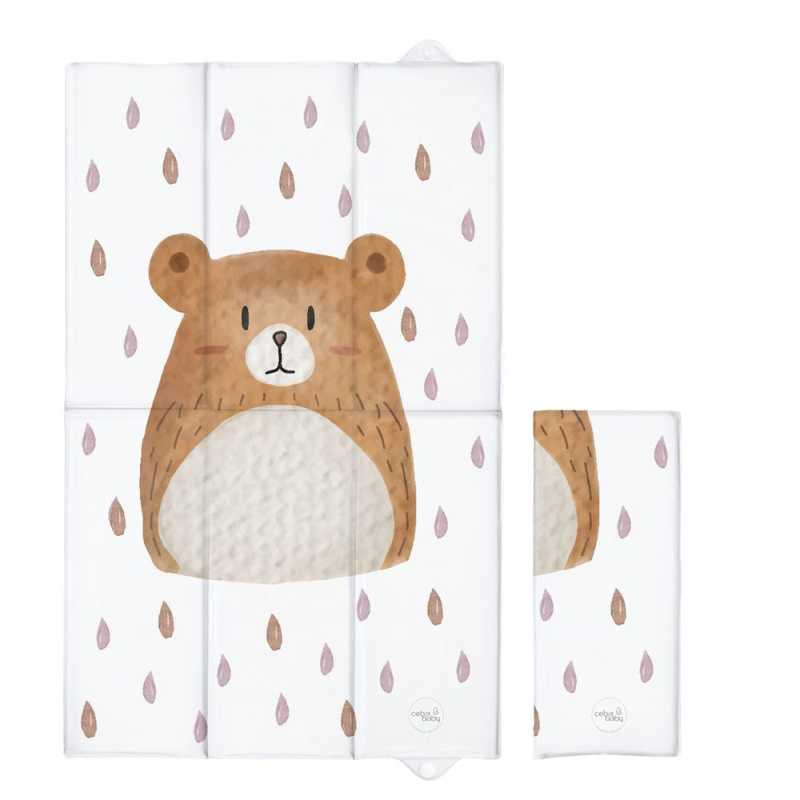 Ceba Baby cestovní přebalovací podložka basic bear buddy 80 × 50 cm
