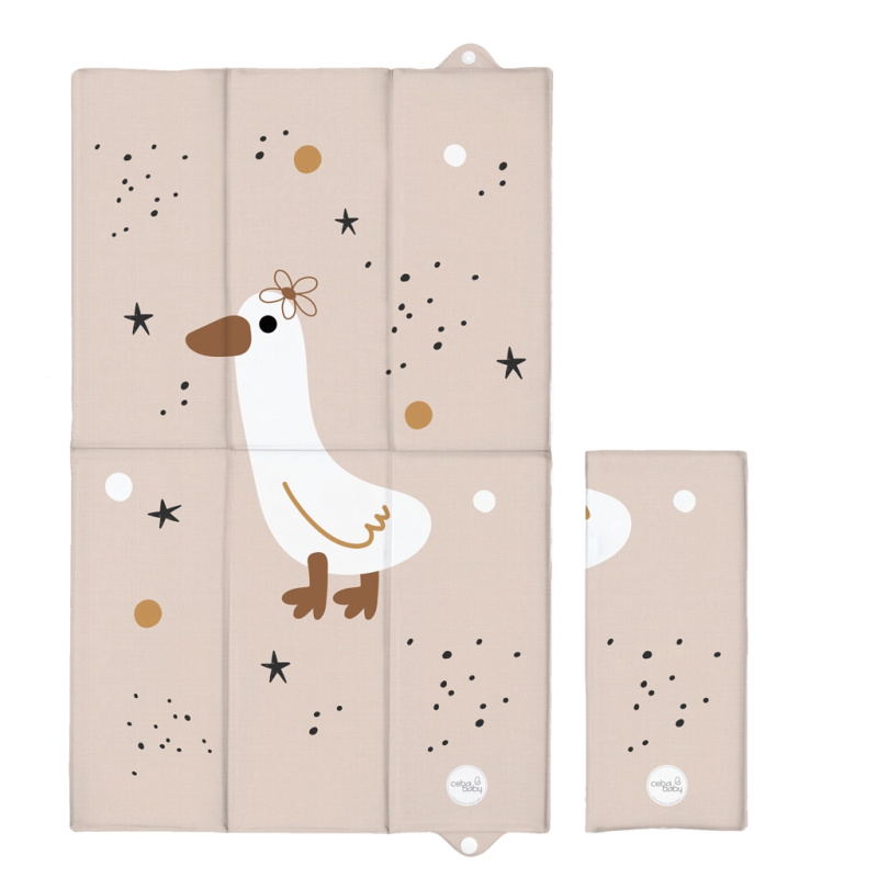 Ceba Baby cestovní přebalovací podložka Basic Star Duck 80 × 50 cm