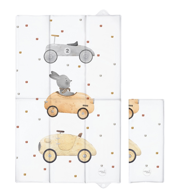 Ceba Baby cestovní přebalovací podložka basic bunny driver 80 × 50 cm - 1 kus