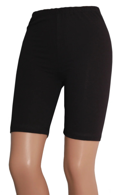 Krátké dámské legíny M-XL černá XL