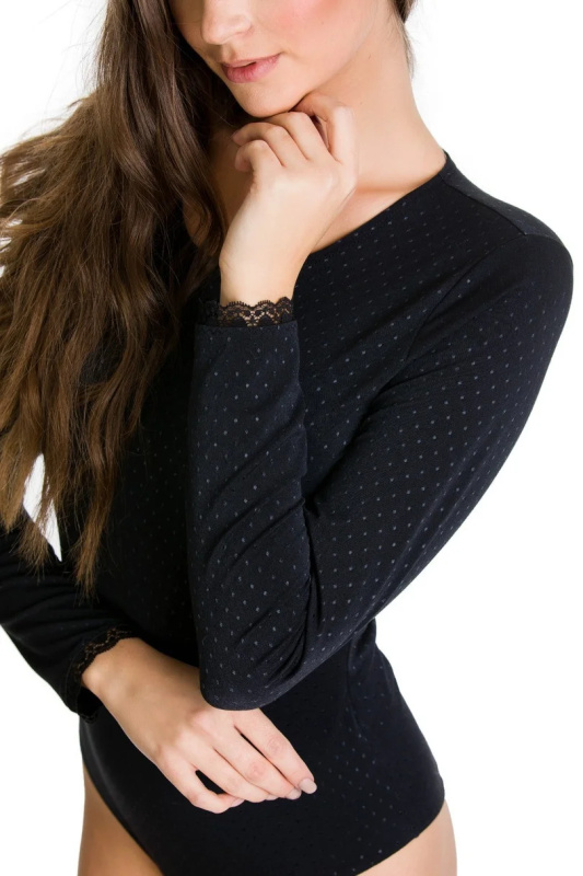 Dámské body DOTSY černá L