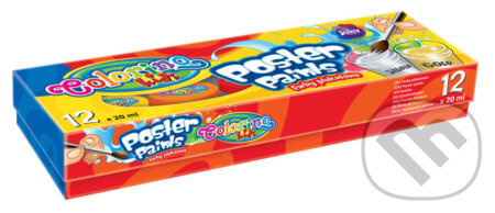 Colorino Tempery 12 barev, zlatá+stříbrná