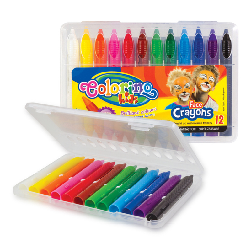 Colorino barvy na obličej v pouzdře 12 barev OFFICE LINE spol. s r.o.